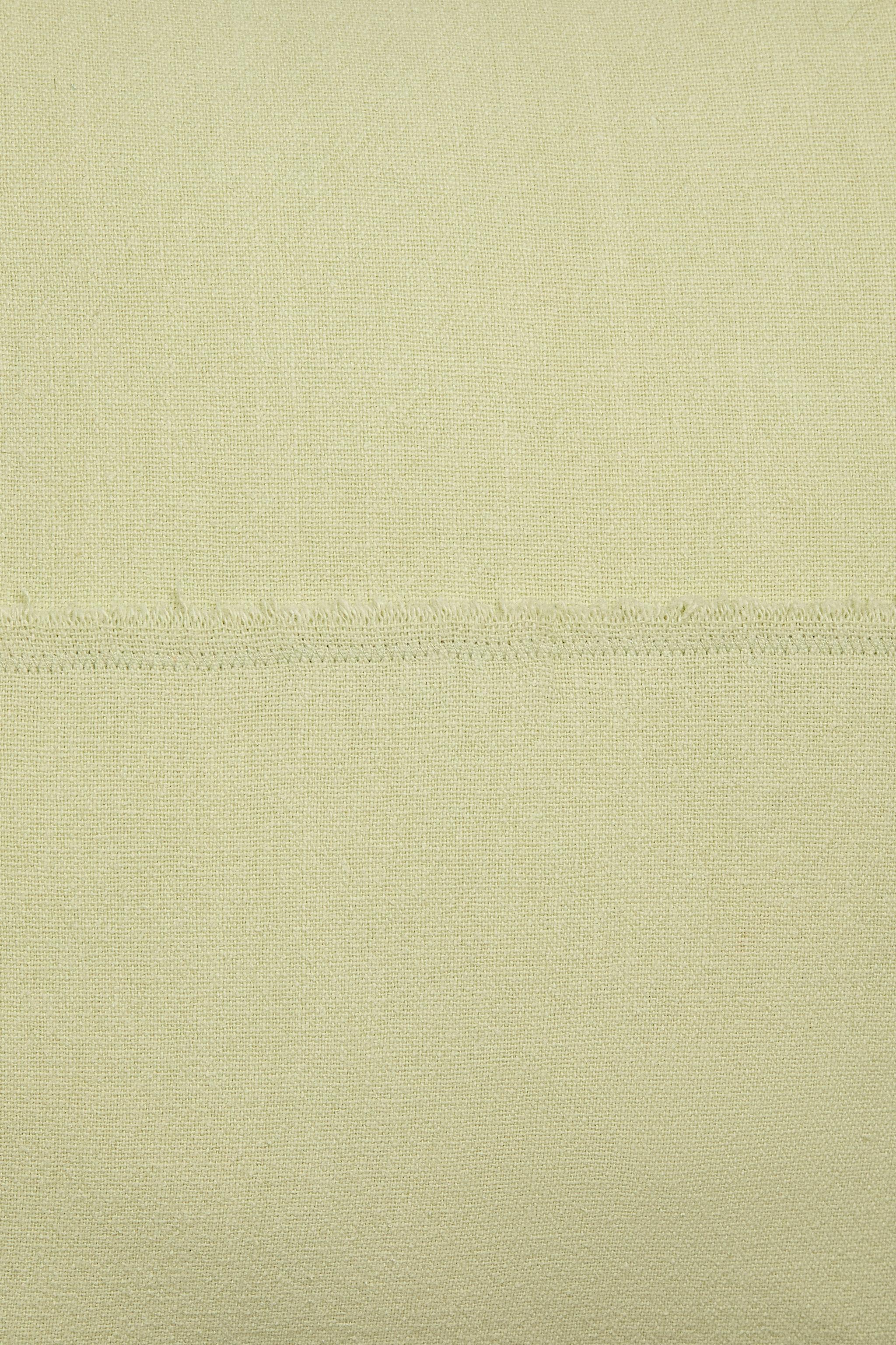 FRINGED THROW PILLOW COVER